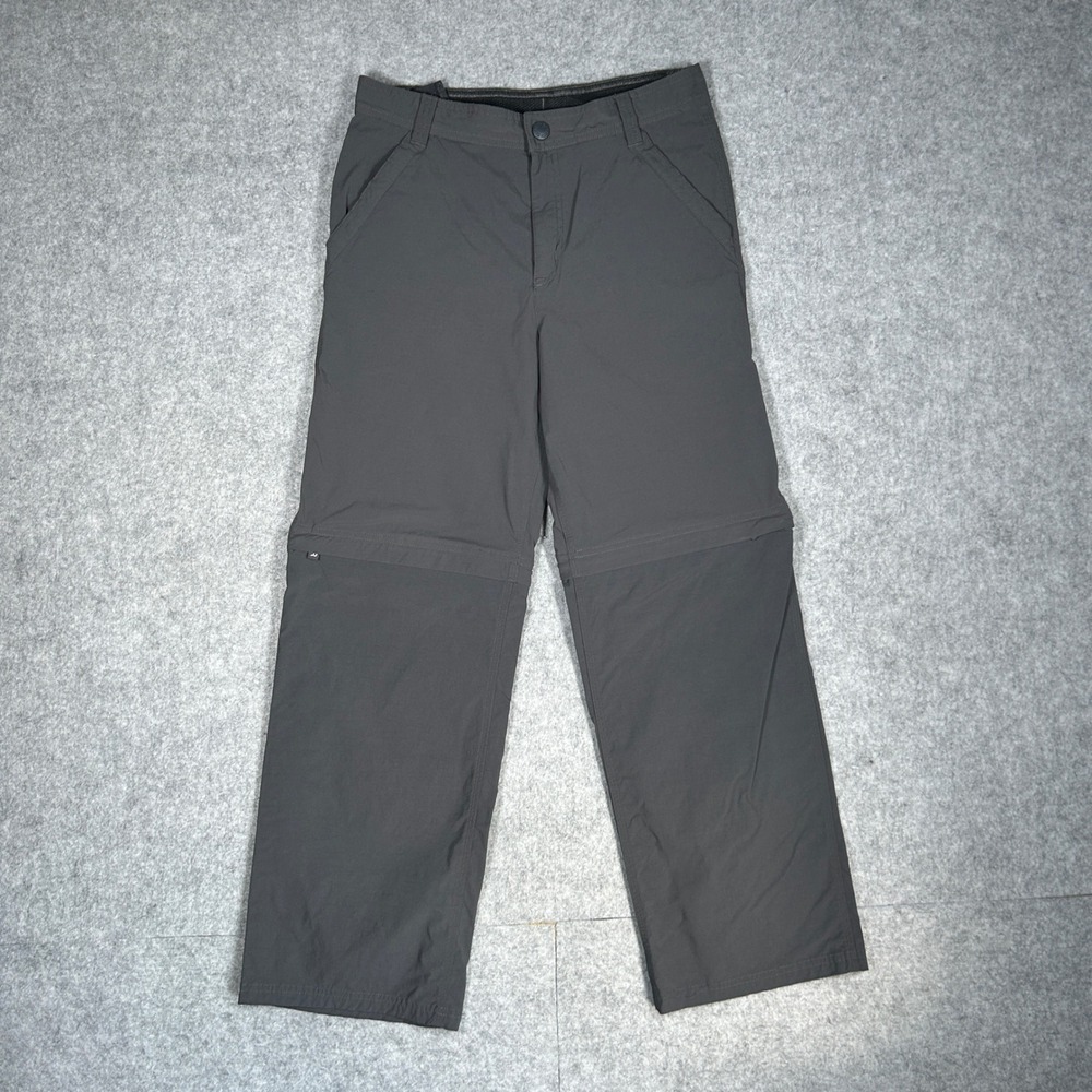 The North Face Pants Boys L(14/16) Grey Paramount Trail Hiking Cargo convertible